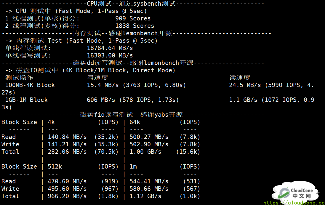 CloudCone雷顿斯VPS测试信息公布 - CloudCone - CloudCone中文网,国外VPS,按小时计费,随时退款 CloudCone雷顿斯VPS测试信息公布 - CloudCone - CloudCone中文网,国外VPS,按小时计费,随时退款